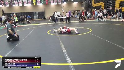 97 lbs Round 3 - Kambree Westendorf, Immortal Athletics WC vs Elli Casey, Western Dubuque Wrestling Club