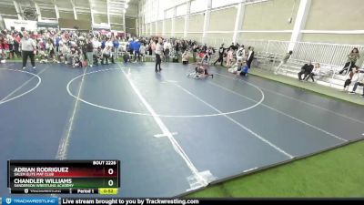 59 lbs Cons. Semi - Adrian Rodriguez, Salem Elite Mat Club vs Chandler Williams, Sanderson Wrestling Academy