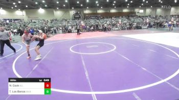 95 lbs Consi Of 8 #1 - Nixxon Cook, All In Wr Acd vs Titan Los Banos, Gold Rush Wrestling