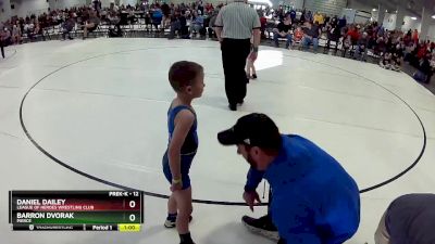 12 lbs Quarterfinal - Daniel Dailey, League Of Heroes Wrestling Club vs Barron Dvorak, Pierce