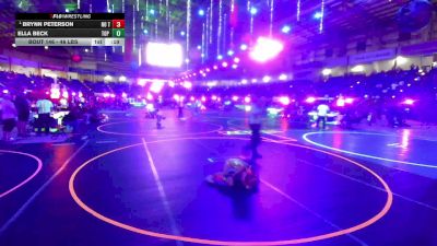 46 lbs Consi Of 8 #1 - Brynn Peterson, No Team vs Ella Beck, Top Rank HAC