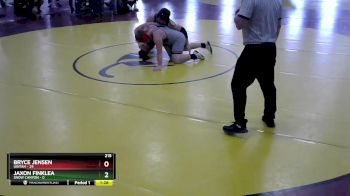 215 lbs Round 4 (8 Team) - Bryce Jensen, Uintah vs Jaxon Finklea, Snow Canyon