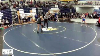 140 lbs. Champ. Round 1 - Ilyana Martinez, Lebanon vs Bella Fulks, California