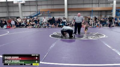 36 lbs Round 1 - Gatlin Warden, Mountain Man Wrestling Club vs Oliver Morris, St. Maries Wrestling Club