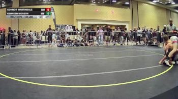 132 lbs Consi Of 64 #1 - Connor Martindale, Bayfield vs Kenneth Meason, MAW Wrestling Academy