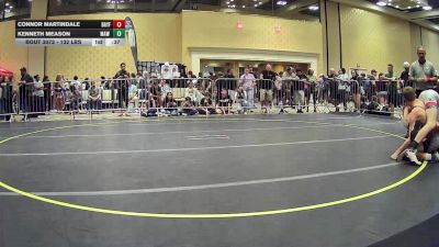 132 lbs Consi Of 64 #1 - Connor Martindale, Bayfield vs Kenneth Meason, MAW Wrestling Academy