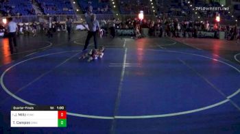 Quarterfinal - Johnathan Millz, Pomona Elite vs Trae Campos, Green River Grapplers