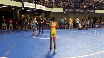 67 lbs Quarters - Cameron Gilbert, NOVA Wrestling Club vs Kyson Sides, Wichita Training Center