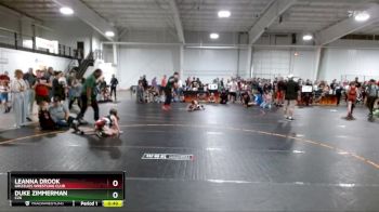 55 lbs Quarterfinal - Duke Zimmerman, C2X vs Leanna Drook, Grizzlies Wrestling Club