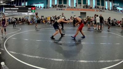 155 lbs Round 3 (4 Team) - Owen Thomson, Caveman vs Hudson Glaze, West Forsyth WC