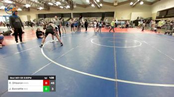 131 lbs Rr Rnd 2 - Riker OHearon, Mat Assassins Black vs JP Bonnette, Seagull Wrestling Club