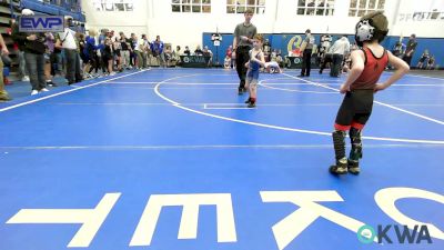 43 lbs Round Of 16 - Henry Garner, Bridge Creek Youth Wrestling vs Briggs Cole, Weatherford Youth Wrestling