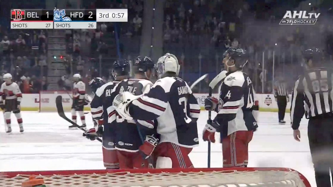 AHL HISTORY: Hartford Wolf Pack Score Twice In 2.8 Seconds