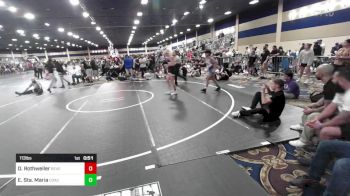 113 lbs Consi Of 32 #2 - Dylan Rothweiler, Reverence Grappling vs Evan Sta. Maria, Coachella Valley WC