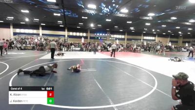 40 lbs Consi Of 4 - Kiah Alcon, Stout Wr Acd vs Jace Kaiden, Peterson Grapplers