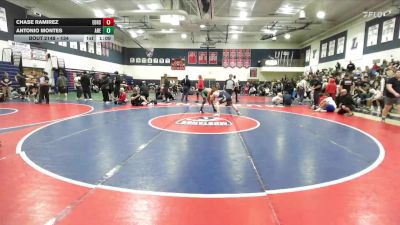 134 lbs Champ. Round 2 - Antonio Montes, Arete vs Chase Ramirez, El Dorado High School