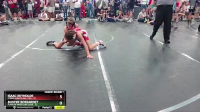 110 lbs Champ. Round 1 - Isaac Reynolds, Citrus Wrestling Club vs Buster Bossardet, Flagler Wrestling Club