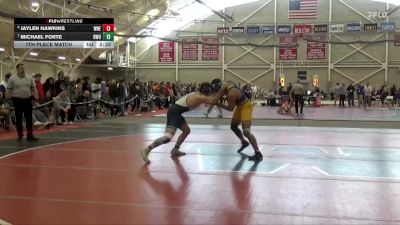 184 lbs 7th Place Match - Michael Forte, Roger Williams vs Jaylen Hawkins, Western New England