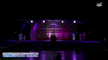Texas Aces Athletics - Snake Eyes [2025 L3 Junior - D2 Day 1] 2025 Cheer Power Holiday Showdown Houston