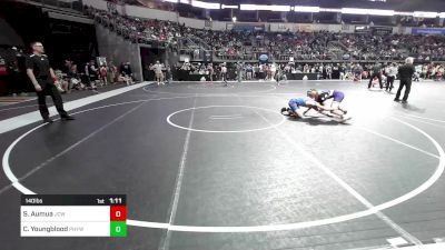 140 lbs Round Of 16 - Sjoeren Aumua, Jackson County Wrestling Club vs Cooper Youngblood, Pleasant Hill Youth Wrestling Club