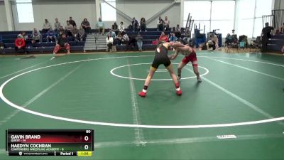 80 lbs Round 3 (16 Team) - Haedyn Cochran, Contenders Wrestling Academy vs Gavin Brand, Quest