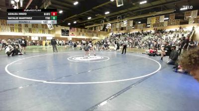 100/110 Round 2 - Natalie Martinez, Yucaipa Thunder Wrestling Club vs Azalea Hinzo, MTC - MANTANONA TRAINING CENTE