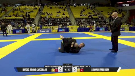 Shannon Amil Horn vs Harold Jerome Cardona Jr 2026 Master International IBJJF Jiu-Jitsu North American Championship