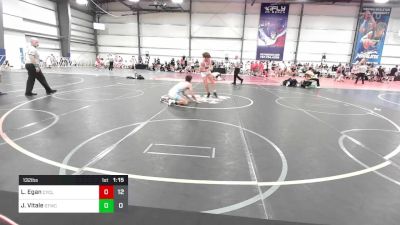 132 lbs Rr Rnd 1 - Luke Egan, Cyclone Wrestling vs Joey Vitale, Shore Thing Beach