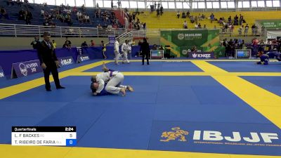 LUKE F BACKES vs TIAGO RIBEIRO DE FARIA 2024 Brasileiro Jiu-Jitsu IBJJF
