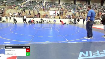 110 lbs Consolation - Ozzy Elliott, Glasgow Wrestling Academy vs Samuel Cherney, The Storm Wrestling Center