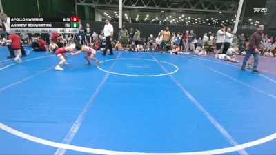 56 lbs Round 2 (6 Team) - Apollo Hawkins, Mat Assassins Red vs Andrew Schwarting, PA Alliance