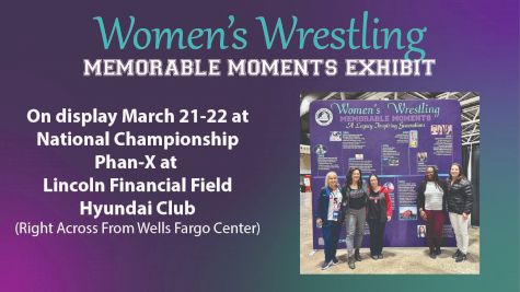 NWHOF's "Women's Wrestling Memorable Moments" Exhibit Featured At NCAAs