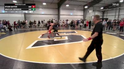 131-134 lbs Round 1 - Kylen Gayton, Central vs Braylon DeFreece, Cheyenne East