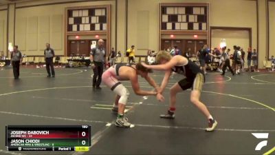 180 lbs Finals (8 Team) - Joseph Dabovich, Ascend WC vs Jason Chiodi, American MMA & Wrestling