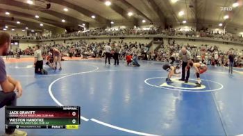 80 lbs Semifinal - Weston Handtke, Camdenton Wrestling Club-AA vs Jack Gravitt, Odessa Youth Wrestling Club-AAA