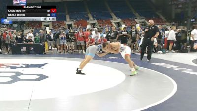 132 lbs Champ. Rd Of 128 - Kade Mustin, New York vs Gable Uhrig, South Dakota