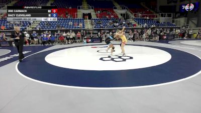 125 lbs Champ. Rd Of 128 - Irie Carmack, MD vs Dacy Cleveland, NE