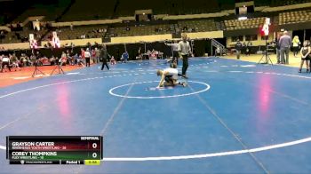 60 lbs Semifinal - Grayson Carter, Riverheads Youth Wrestling vs Corey Thompkins, Flex Wrestling