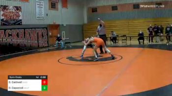 132 lbs Semifinal - Dominic Caldwell, Susquenita vs Danny Capozzoli, Newport