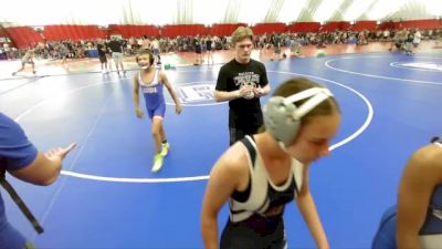 102-109 lbs Round 3 - Evelyn Bauer, Reedsburg vs Arielle Morrow, Franklin Central Flashes