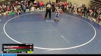 45 lbs Champ. Round 1 - Callan Gonzales, Sons Of Atlas WC vs Blake Worden, Gold Rush