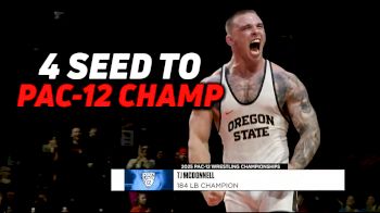 Oregon State's TJ McDonnell Went From A 4 Seed To A Pac-12 Wrestling Champion