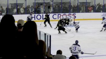 Holy Cross Beats Army In Overtime In AHA Semifinals Game 1 Thanks To Devin Phillips And Jack Stockfish