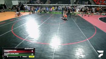 80-90 lbs Quarterfinal - Oliver Dunlavey, Alaska vs Thaddeus Cox, Montana