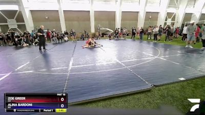 115 lbs Quarterfinal - Zoe Greer, CO vs Alina Bardoni, NV