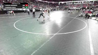 D1-150 lbs Cons. Semi - Cameron Finch, Tomah vs Carson Bremmer, Verona Area