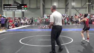 105 lbs Champ. Round 1 - Skyler Thompson, Ottawa Mat Masters vs Aliyah Tangpricha, Topeka Blue Thunder