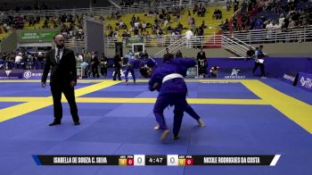 Nicole Rodrigues Da Costa vs Isabella De Souza C. Silva 2025 Brasileiro Jiu-Jitsu IBJJF
