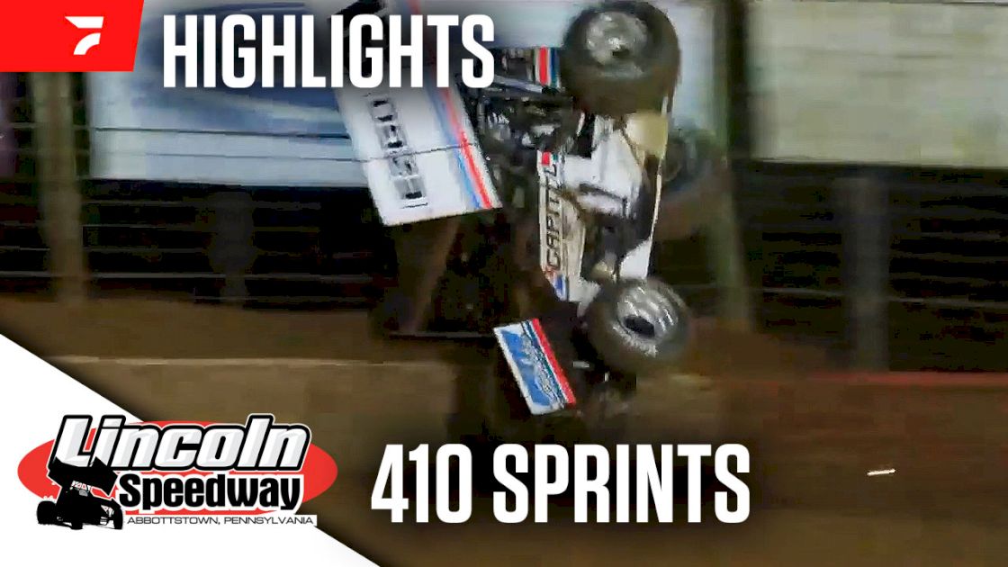 Highlights: 410 Sprints at Lincoln Speedway