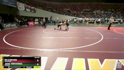 5A-157 lbs Quarterfinal - Bo Zurcher, Silverton vs Jesse Hernandez, Putnam